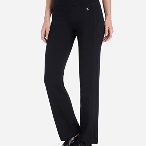 Danskin Women's Black Sleek-Fit Yoga Pants Sz. 2X - Picture 10 of 12